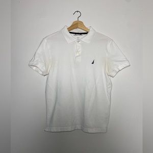 White Nautica Polo Slim Fit